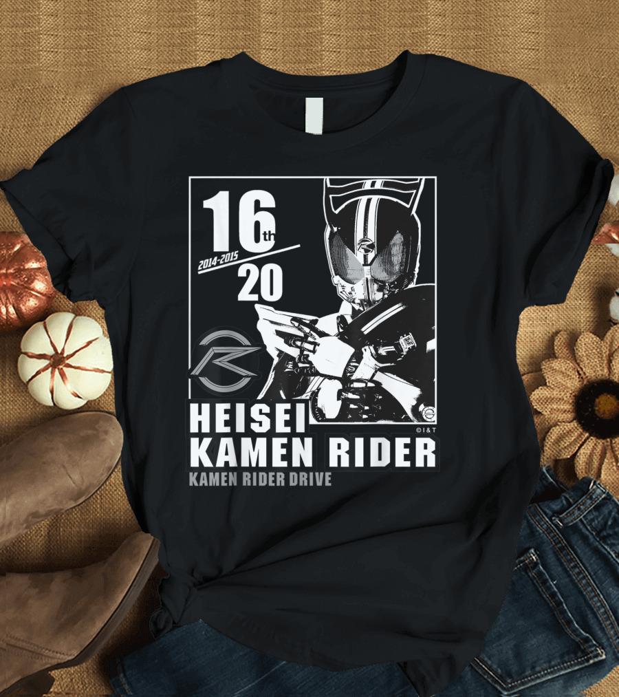 16th Heisei Kamen Rider Anniversary Kamen Rider Drive 2014-2015 T-Shirt