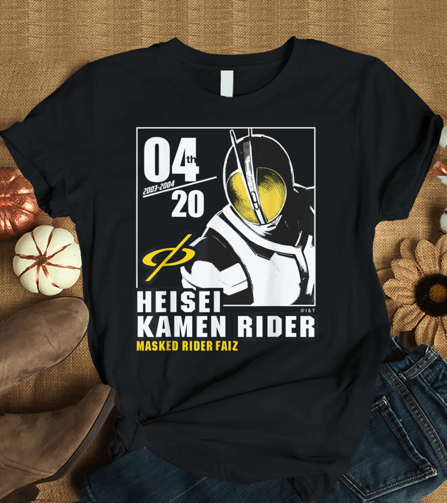 04 2003-2004 Heisei Kamen Rider Masked Rider Faiz T-Shirt