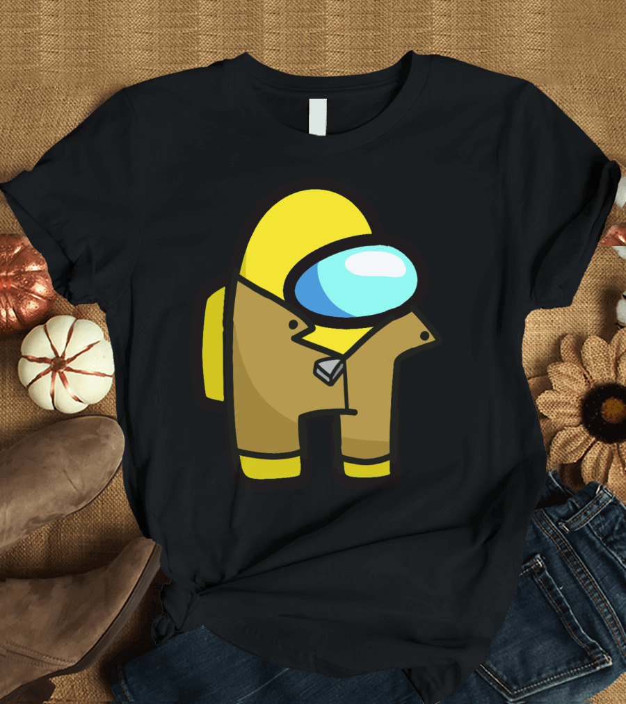 Among Us Character Yellow Detective Crewmate T-Shirt