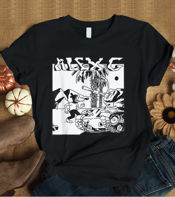 T-Shirt: Sandy Alex G Cartoon Tank Forest Scene T-Shirt Sandy Alex G Cartoon Tank Forest Scene T-Shirt