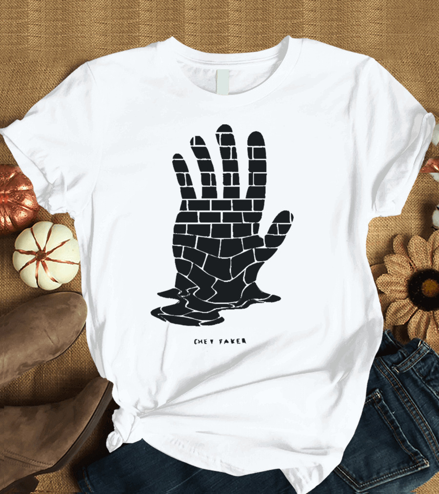 Chet Faker Built on Glass 2 Brick Hand T-Shirt