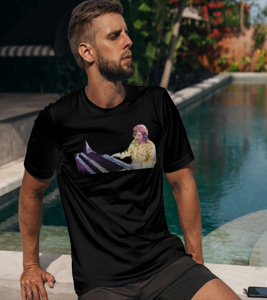 Get High Psychedelic Piano Player T-Shirt