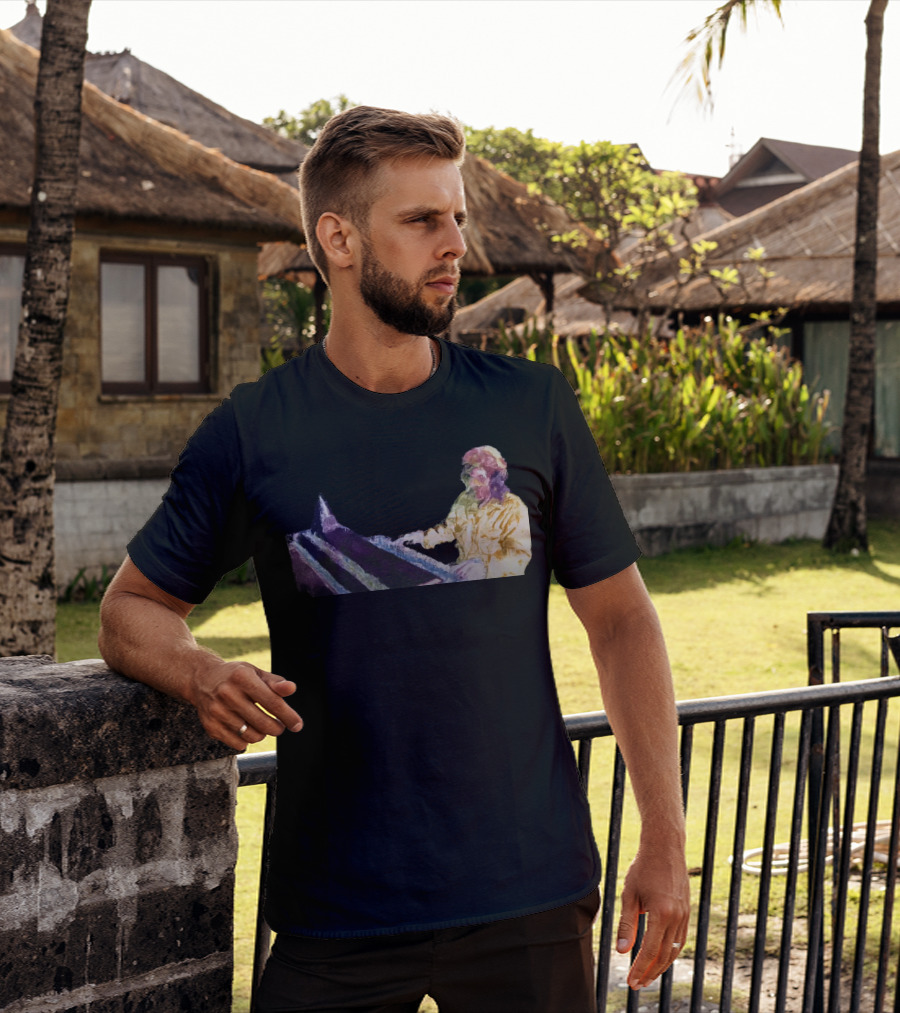 Get High Psychedelic Piano Player T-Shirt