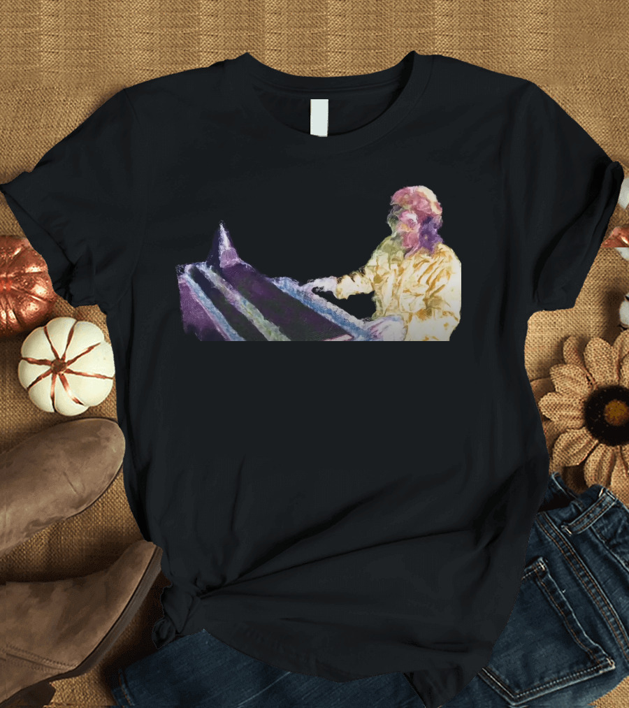 Get High Psychedelic Piano Player T-Shirt