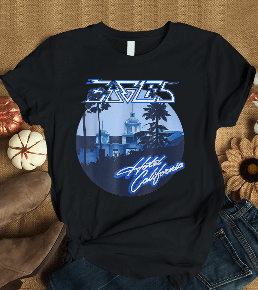Eagles Hotel California Retro Vintage Band Music T-Shirt