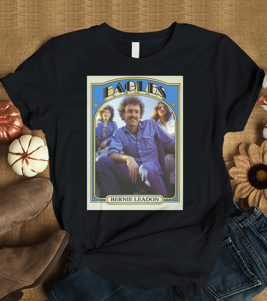 Eagles Bernie Leadon Vintage Card T-Shirt