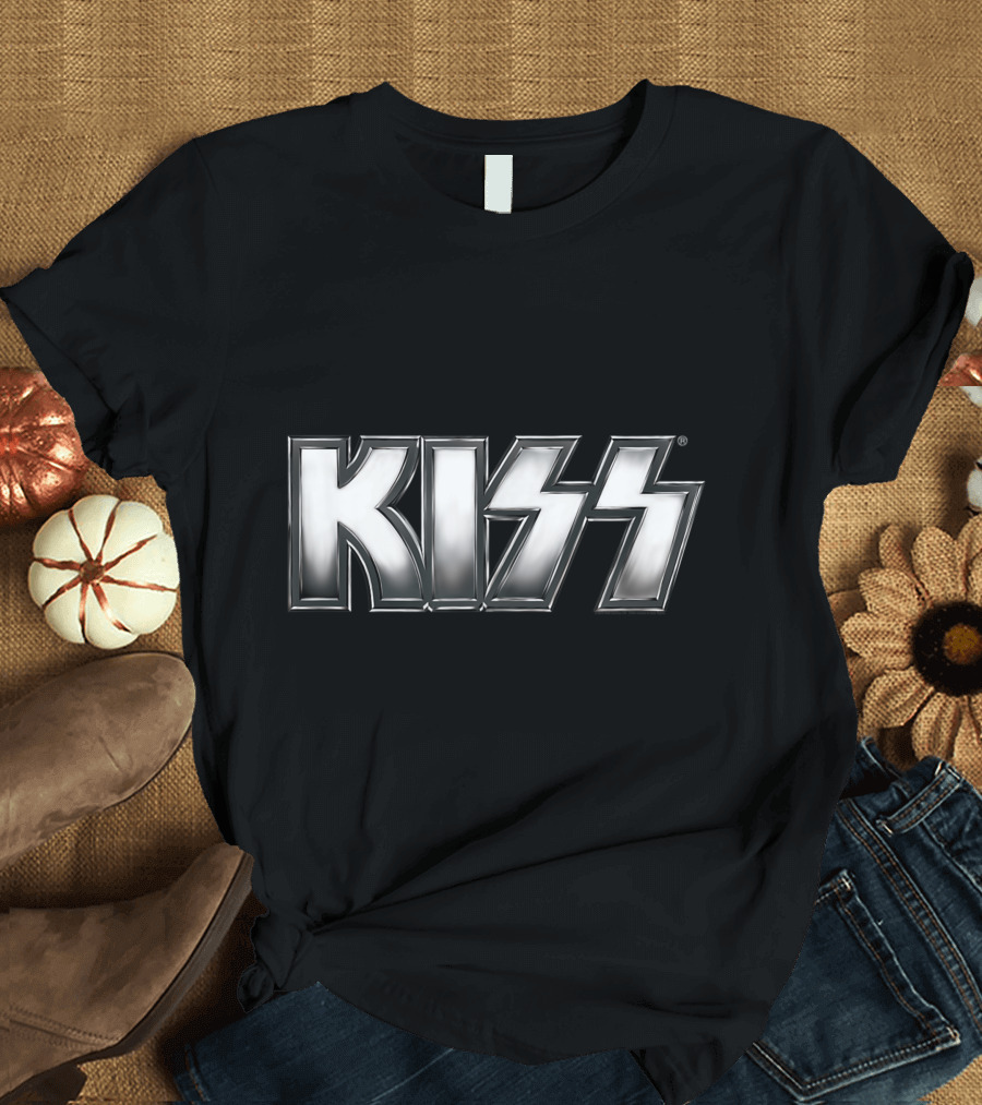 KISS Silver Metallic T-Shirt