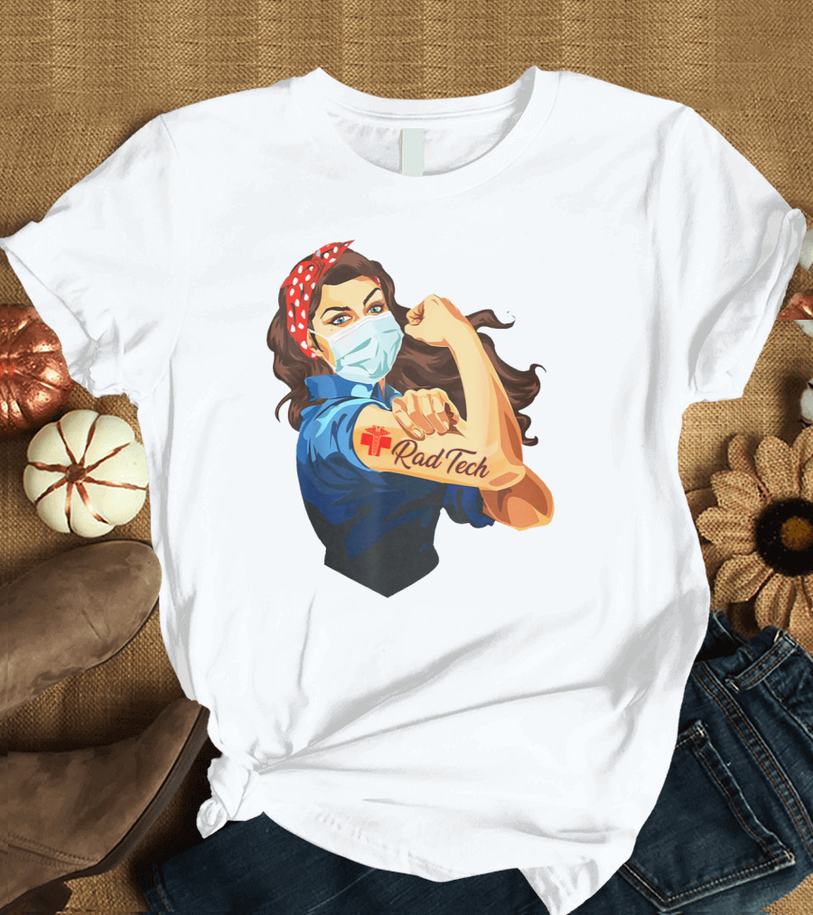 Empowered Rad Tech Strong Rosie Image T-Shirt