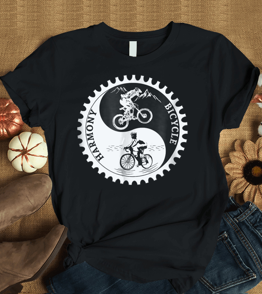 Harmony Bicycle Yin Yang Road T-Shirt