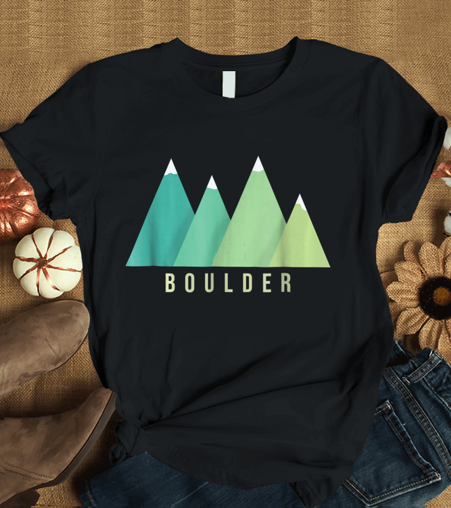 Boulder Colorado Mountain T-Shirt