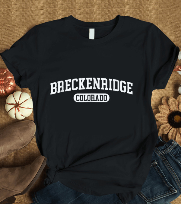 T-Shirt: Breckenridge Colorado Skiing Biking Adventure T-Shirt Breckenridge Colorado Skiing Biking Adventure T-Shirt