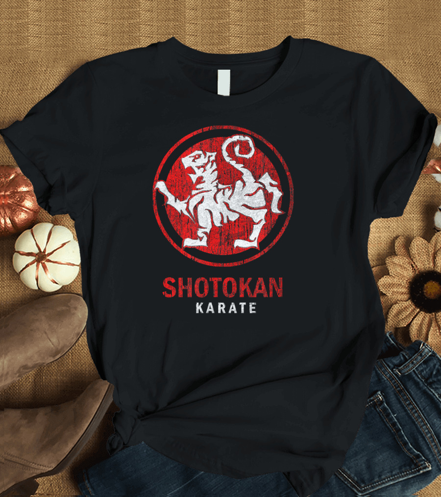 Shotokan Karate Red Tiger Emblem T-Shirt