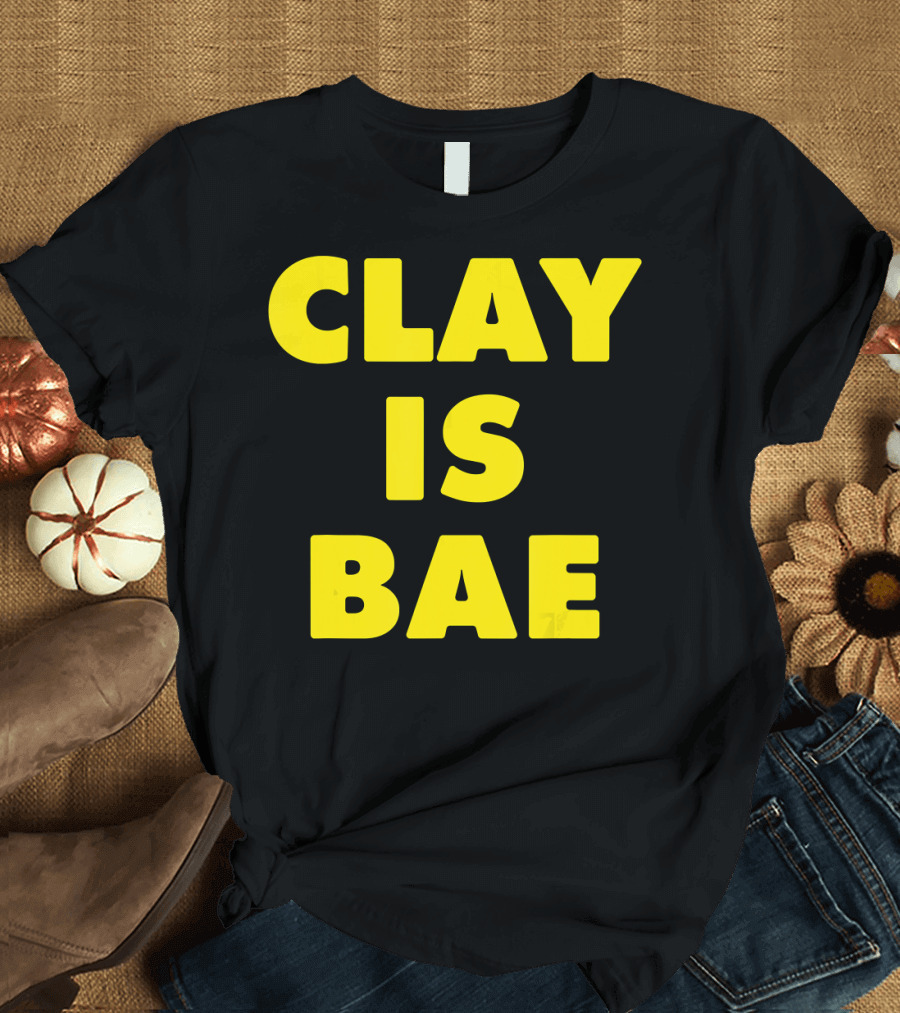 CLAY IS BAE Funny Pottery Pun T-Shirt