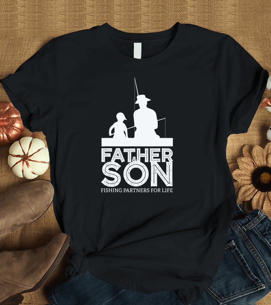 Father Son Fishing Partners for Life T-Shirt