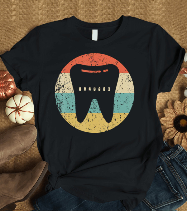 T-Shirt: Dentist Orthodontist Vintage Retro Tooth T-Shirt Dentist Orthodontist Vintage Retro Tooth T-Shirt