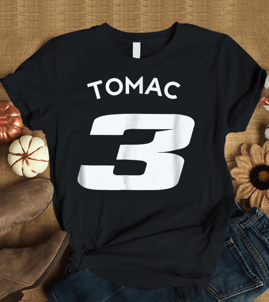 Eli Tomac 3 Motocross and Supercross Rider Tomac ET3 T-Shirt