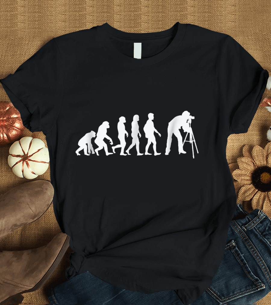 Evolution of Photographer Photography T-Shirt