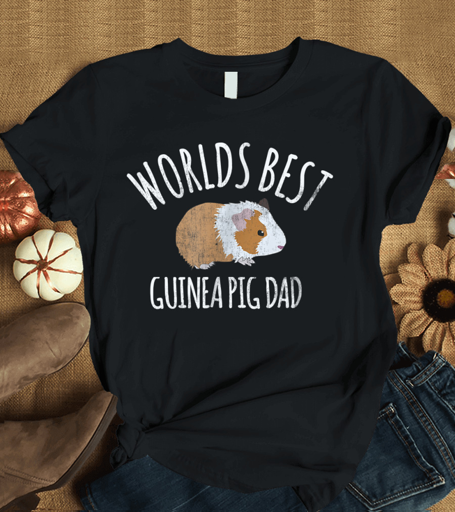 Worlds Best Guinea Pig Dad T-Shirt
