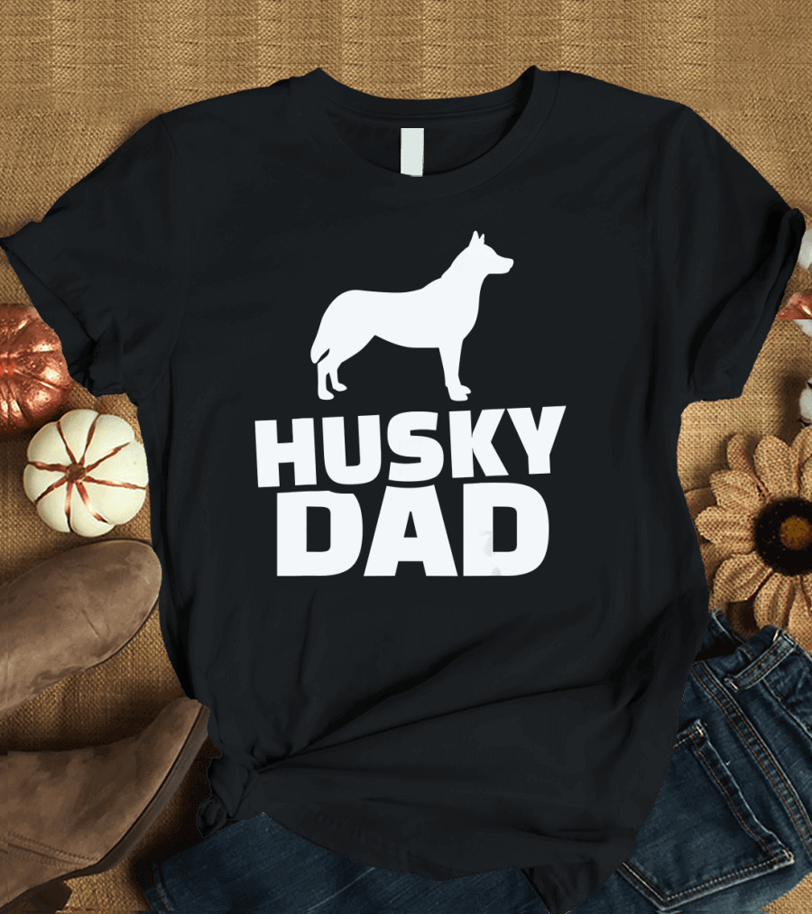 Husky Dad T-Shirt
