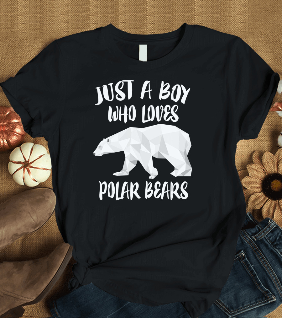 Just A Boy Who Loves Polar Bears T-Shirt