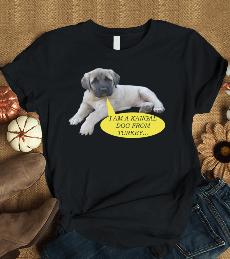 I Am a Kangal Dog from Turkey with Speech Bubble T-Shirt