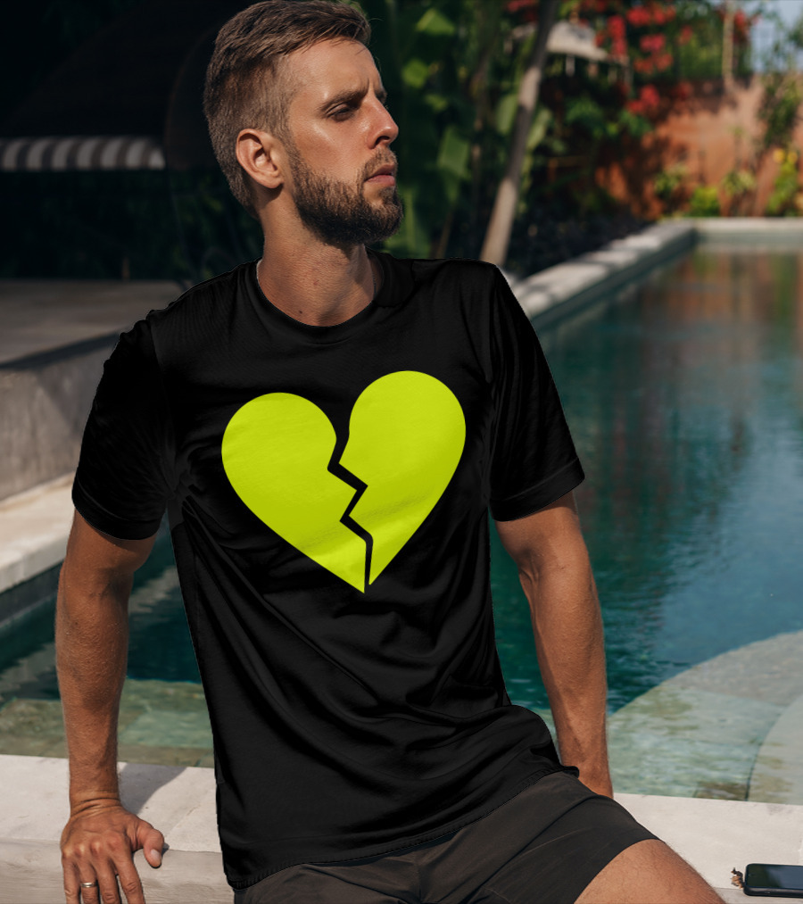 Marcus Lemonis Broken Heart Yellow Iconic T-Shirt