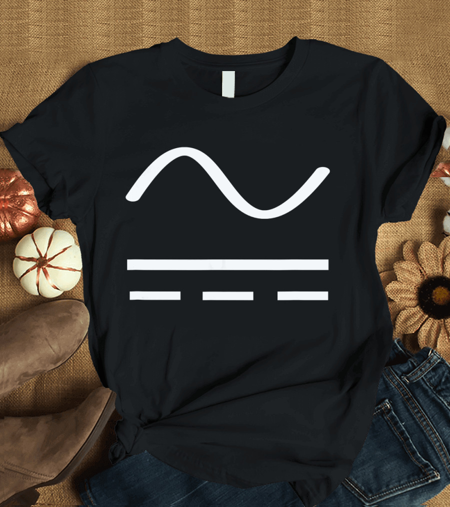 Funny Electrician AC DC Electrical Waveforms T-Shirt