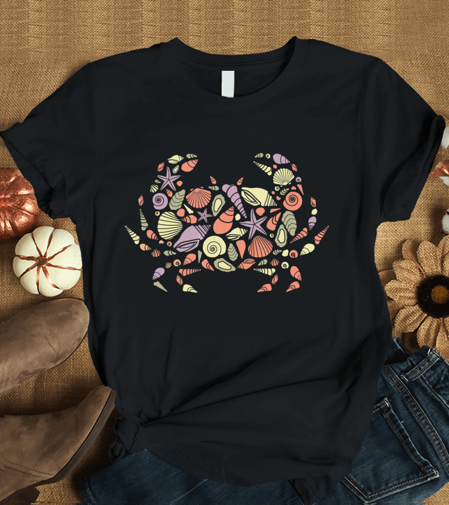 Starfish Sea Shell Crab for Summer Vacation T-Shirt