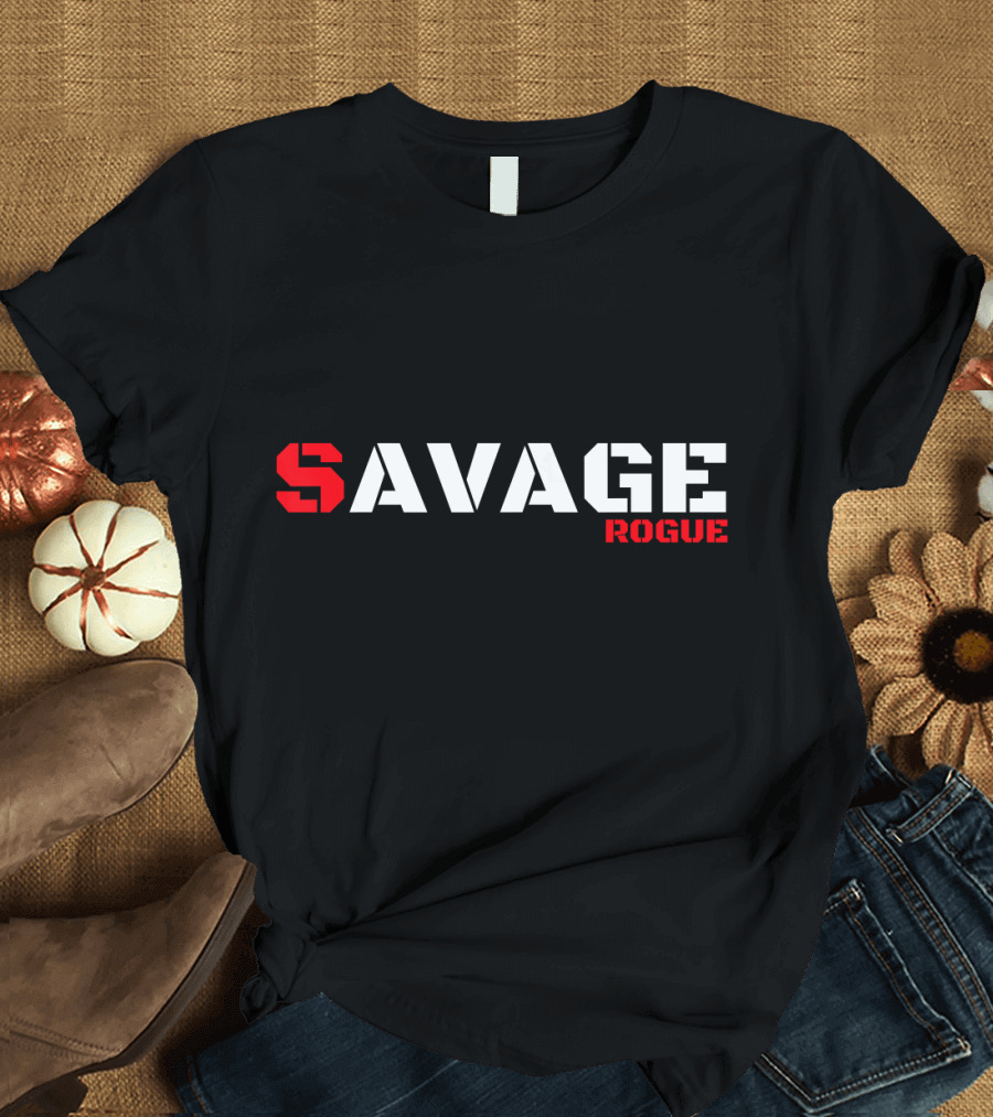 Savage Rogue Armed Forces Warrior Soldier T-Shirt