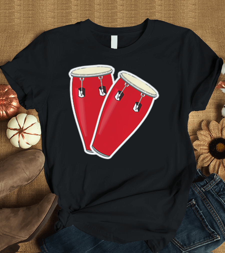 CONGA DRUM For Drummer Red Congas T-Shirt
