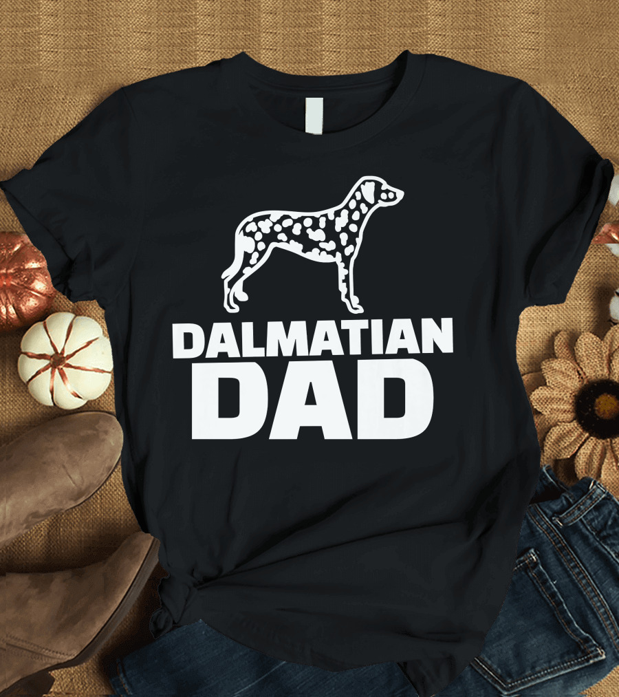 Dalmatian Dad Dog Lover Fathers Day Gift T-Shirt