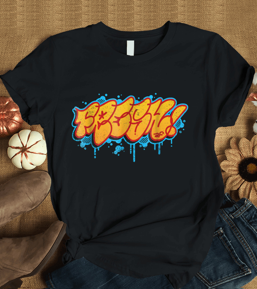 FRESH Colorful Graffiti Hiphop T-Shirt