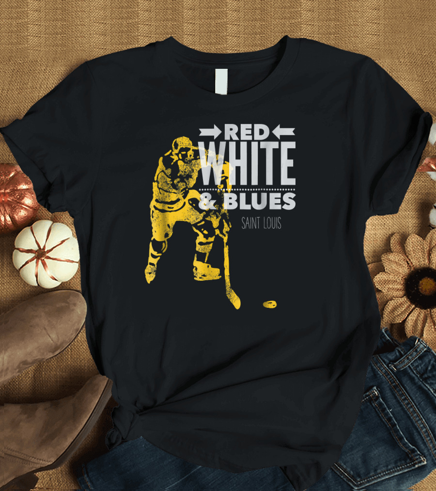 Red White and Blues Saint Louis Hockey GGT T-Shirt
