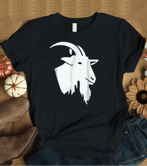 T-Shirt: GOAT Head Silver T-Shirt GOAT Head Silver T-Shirt