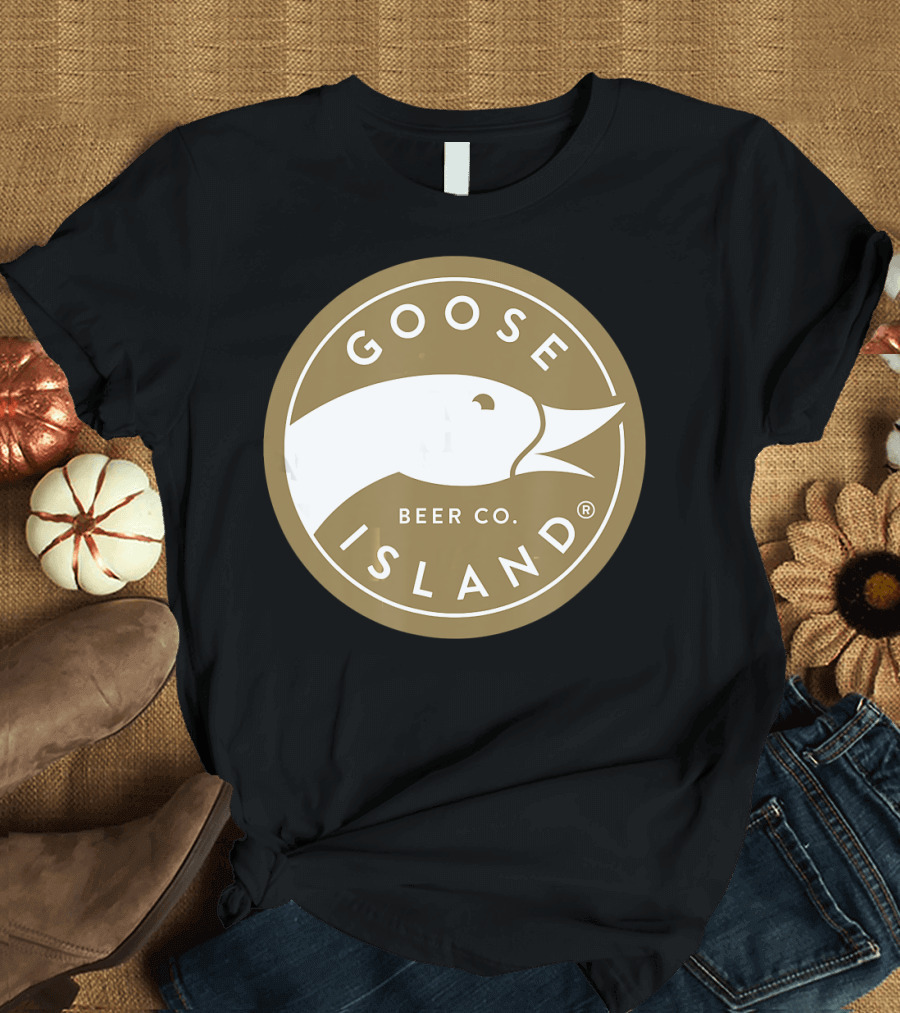 Goose Island Beer Co Metallic Gold Goose T-Shirt