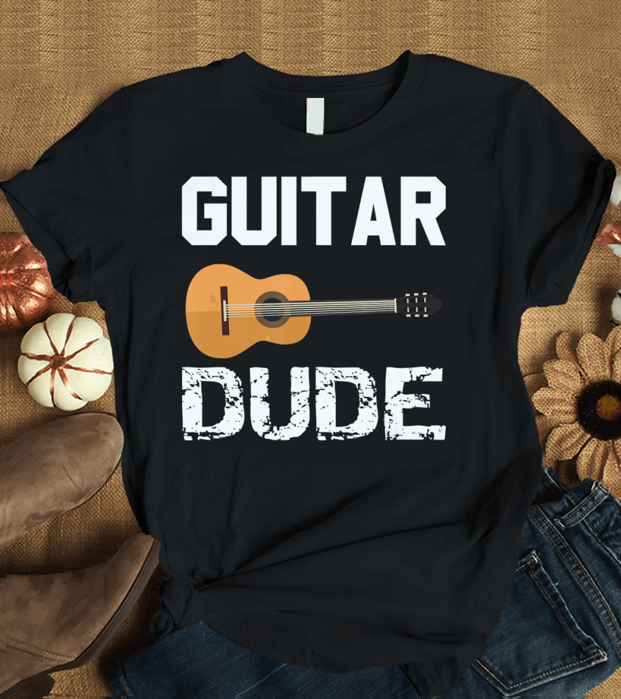 Guitar Dude Acoustic Classical BoysMe T-Shirt