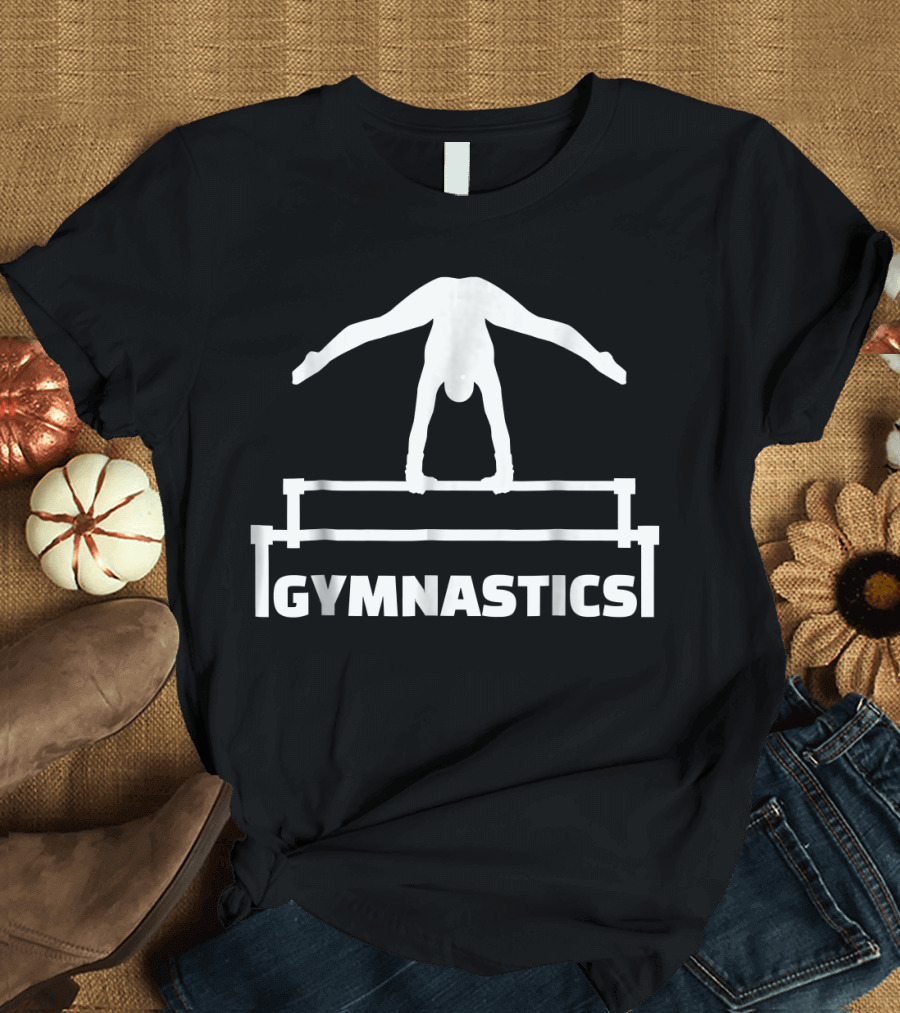 Gymnastics Asymmetrical Bars Handstand T-Shirt