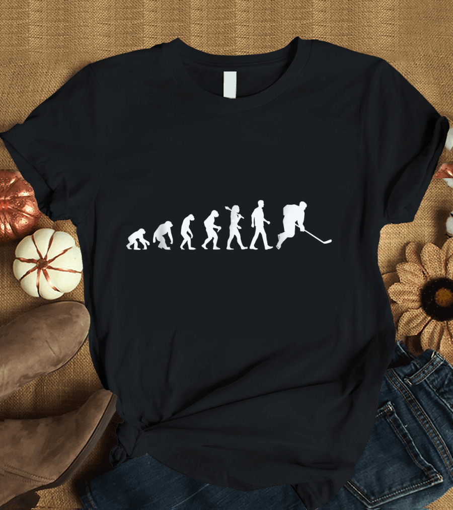 Hockey Evolution Silhouette Sequence T-Shirt