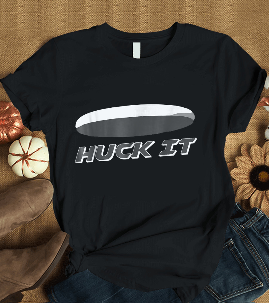 Huck It Ultimate Frisbee 3D Disc T-Shirt