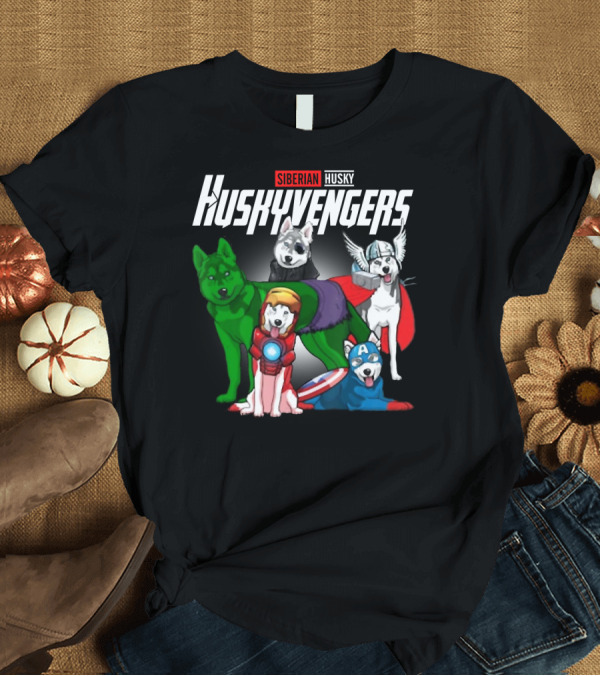 T-Shirt: Siberian Huskyvengers Husky Dog Mother's T-Shirt Siberian Huskyvengers Husky Dog Mother's T-Shirt