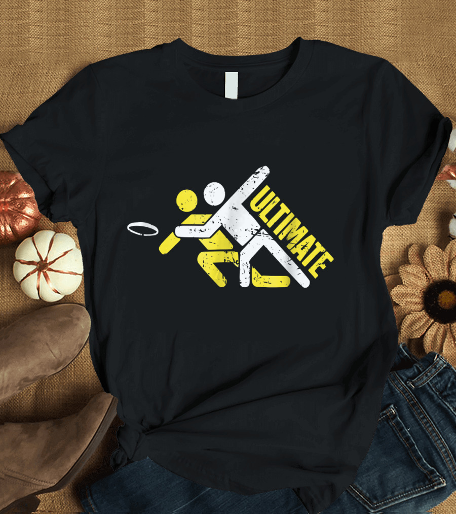 Ultimate Frisbee Player Catching Disc T-Shirt