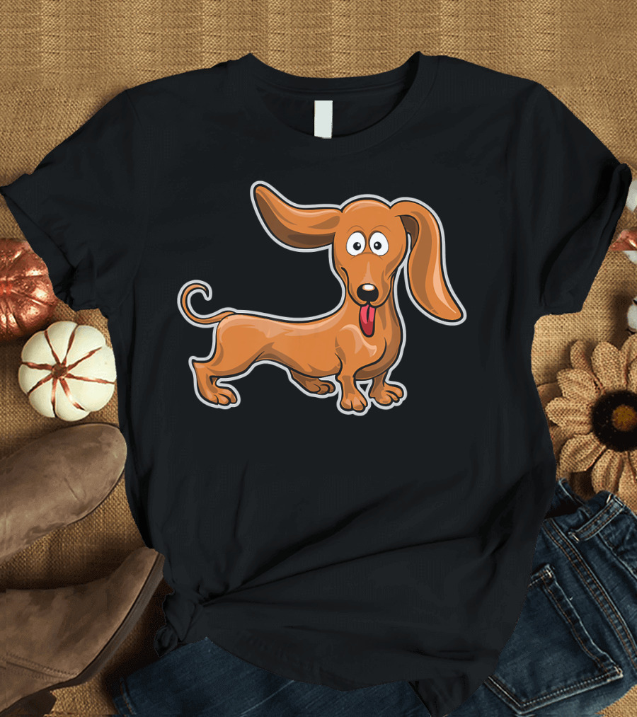 Weiner Dog Puppy Cute Dachshund Hound Dog T-Shirt