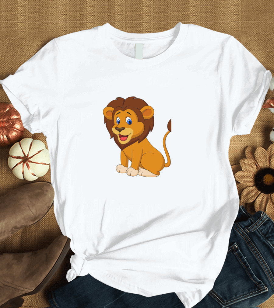 Seven Lions Cartoon Lion T-Shirt