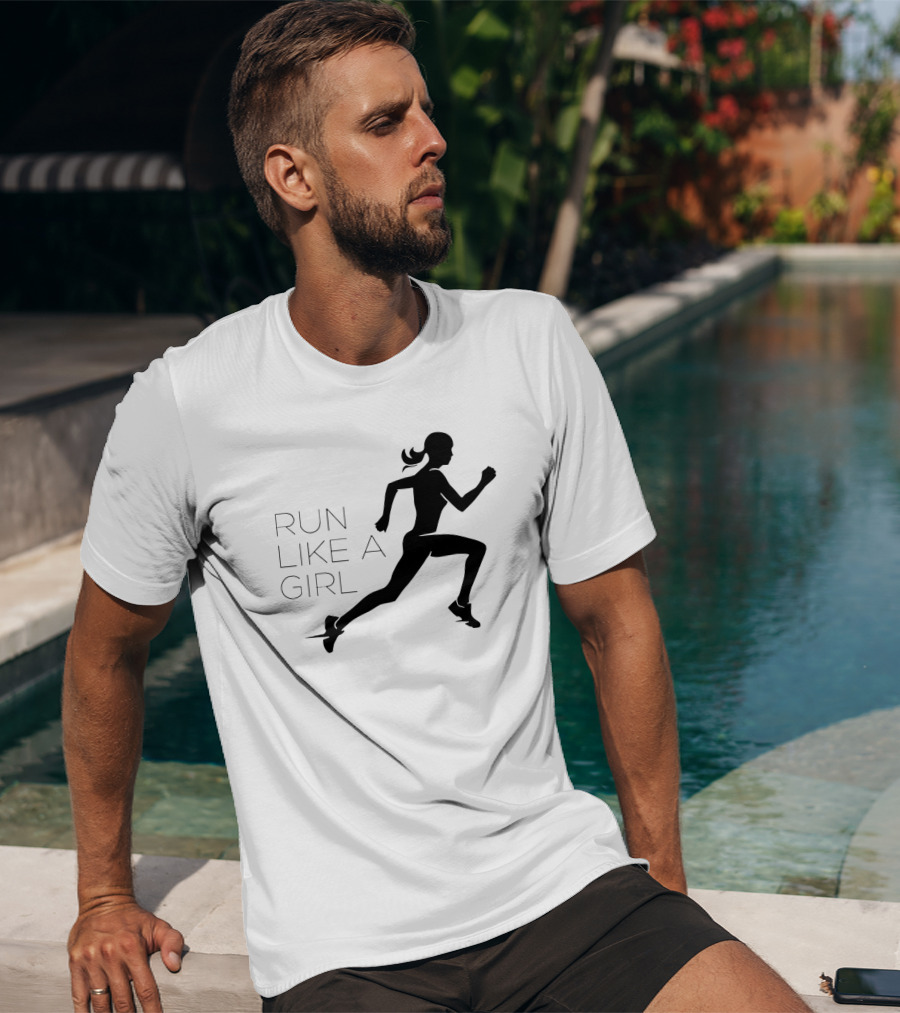 Run Like A Girl Running T-Shirt