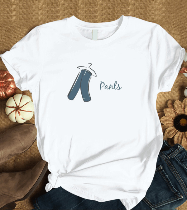 T-Shirt: Pant Hanging on Hanger T-Shirt Pant Hanging on Hanger T-Shirt