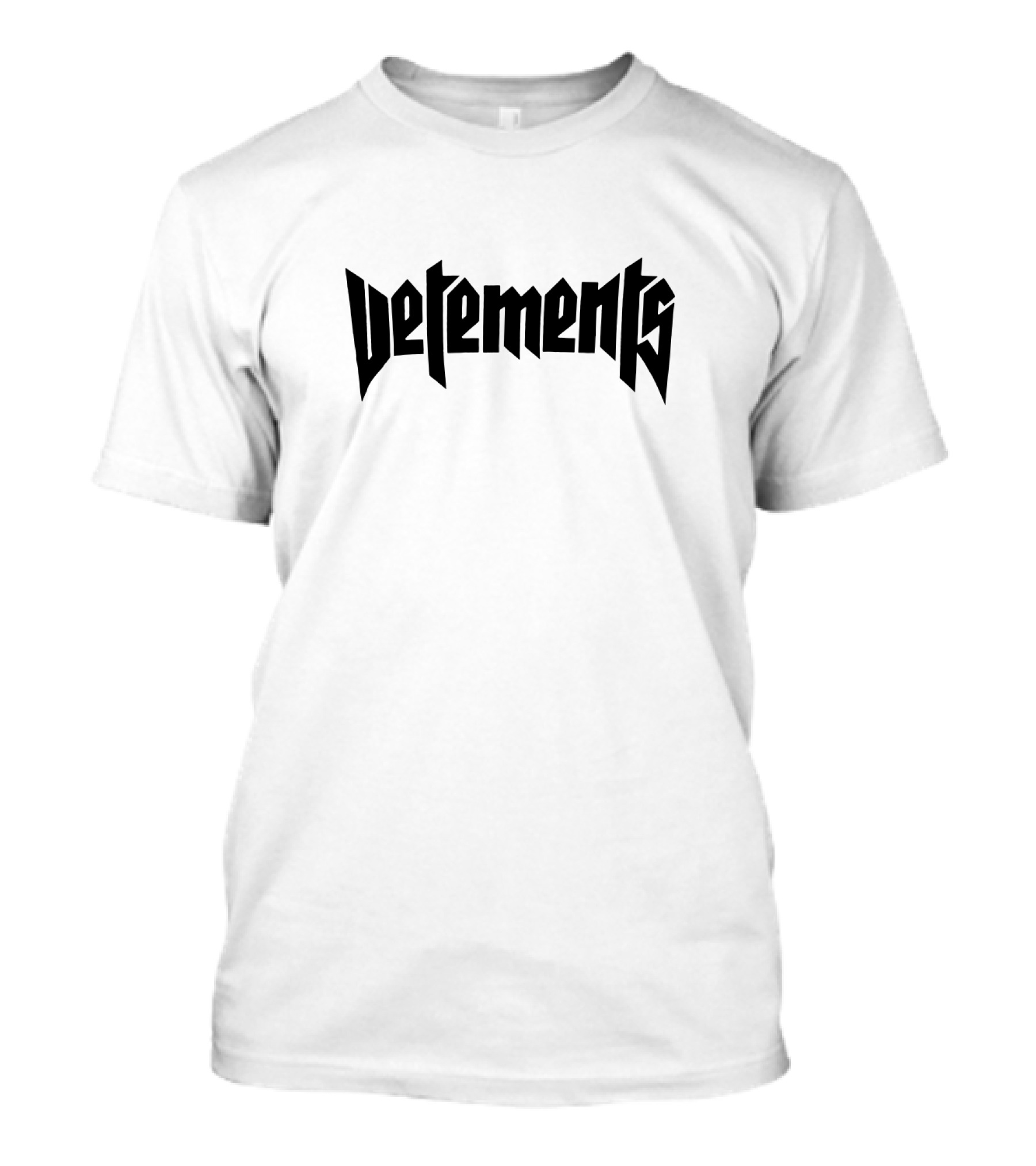 Vetements Metal Band Style Font T-Shirt