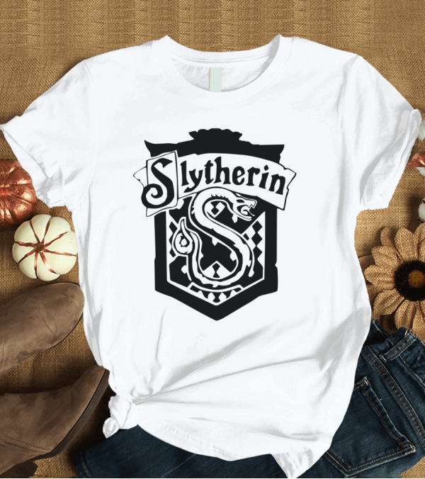 T-Shirt: Slytherin House Crest Snake Emblem T-Shirt Slytherin House Crest Snake Emblem T-Shirt