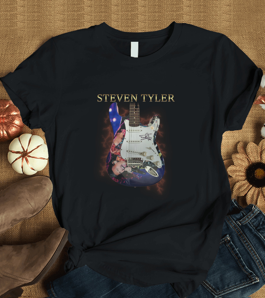 Steven Tyler Guitar T-Shirt