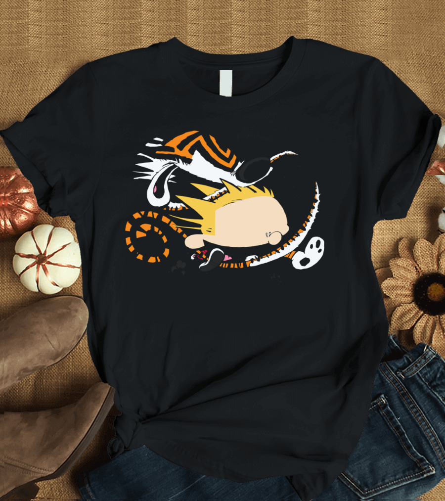 Calvin and Hobbes Spirited Adventure T-Shirt