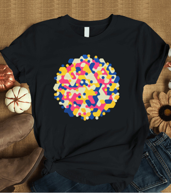 T-Shirt: MIBYCircus Geometric Abstract Vibrant T-Shirt MIBYCircus Geometric Abstract Vibrant T-Shirt